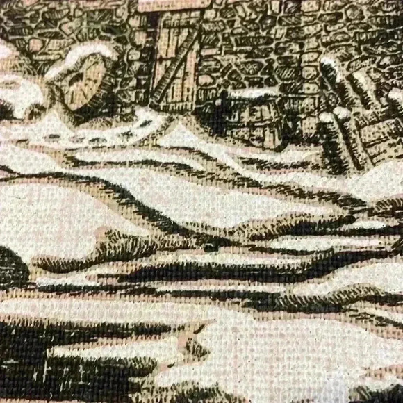 Vintage KayDee 100% pure linen handprints set of two - Picture 4 of 9